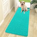 OLANLY Dog Door Mat for Muddy Paws 70x24, Super Absorbent Chenille Mud Mat