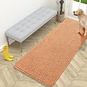 OLANLY Dog Door Mat for Muddy Paws 59x24, Super Absorbent Chenille Mud Mat