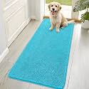 OLANLY Dog Door Mat for Muddy Paws 70x35, Super Absorbent Chenille Mud Mat