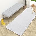 OLANLY Dog Door Mat for Muddy Paws 59x24, Super Absorbent Chenille Mud Mat