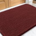OLANLY Dog Door Mat for Muddy Paws 30x20, Super Absorbent Chenille Mud Mat