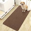 OLANLY Dog Door Mat for Muddy Paws 47x24, Super Absorbent Chenille Mud Mat