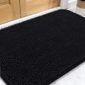 OLANLY Dog Door Mat for Muddy Paws 30x20, Super Absorbent Chenille Mud Mat