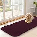 OLANLY Dog Door Mat for Muddy Paws 47x17, Super Absorbent Chenille Mud Mat