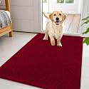 OLANLY Dog Door Mat for Muddy Paws 44x32, Super Absorbent Chenille Mud Mat