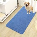 OLANLY Dog Door Mat for Muddy Paws 40x24, Super Absorbent Chenille Mud Mat