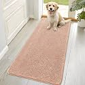 OLANLY Dog Door Mat for Muddy Paws 70x35, Super Absorbent Chenille Mud Mat