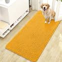 OLANLY Dog Door Mat for Muddy Paws 47x24, Super Absorbent Chenille Mud Mat