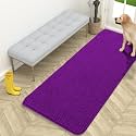 OLANLY Dog Door Mat for Muddy Paws 59x24, Super Absorbent Chenille Mud Mat