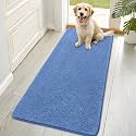 OLANLY Dog Door Mat for Muddy Paws 70x35, Super Absorbent Chenille Mud Mat