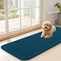 OLANLY Dog Door Mat for Muddy Paws 47x17, Super Absorbent Chenille Mud Mat