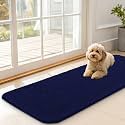 OLANLY Dog Door Mat for Muddy Paws 47x17, Super Absorbent Chenille Mud Mat