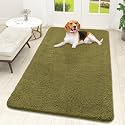 OLANLY Dog Door Mat for Muddy Paws 59x32, Super Absorbent Chenille Mud Mat