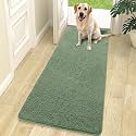OLANLY Dog Door Mat for Muddy Paws 70x24, Super Absorbent Chenille Mud Mat