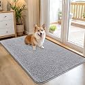 OLANLY Dog Door Mat for Muddy Paws 45x27, Super Absorbent Chenille Mud Mat
