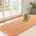 OLANLY Dog Door Mat for Muddy Paws 59x20, Super Absorbent Chenille Mud Mat