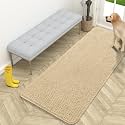 OLANLY Dog Door Mat for Muddy Paws 59x24, Super Absorbent Chenille Mud Mat
