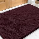 OLANLY Dog Door Mat for Muddy Paws 34x21, Super Absorbent Chenille Mud Mat