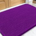 OLANLY Dog Door Mat for Muddy Paws 30x20, Super Absorbent Chenille Mud Mat