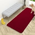 OLANLY Dog Door Mat for Muddy Paws 54x24, Super Absorbent Chenille Mud Mat