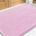 OLANLY Dog Door Mat for Muddy Paws 34x21, Super Absorbent Chenille Mud Mat
