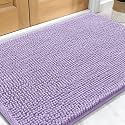 OLANLY Dog Door Mat for Muddy Paws 30x20, Super Absorbent Chenille Mud Mat