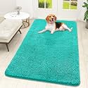 OLANLY Dog Door Mat for Muddy Paws 59x32, Super Absorbent Chenille Mud Mat