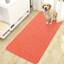 OLANLY Dog Door Mat for Muddy Paws 47x24, Super Absorbent Chenille Mud Mat