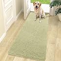 OLANLY Dog Door Mat for Muddy Paws 70x24, Super Absorbent Chenille Mud Mat