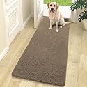 OLANLY Dog Door Mat for Muddy Paws 70x24, Super Absorbent Chenille Mud Mat