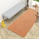 OLANLY Dog Door Mat for Muddy Paws 54x24, Super Absorbent Chenille Mud Mat