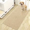 OLANLY Dog Door Mat for Muddy Paws 47x24, Super Absorbent Chenille Mud Mat