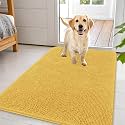 OLANLY Dog Door Mat for Muddy Paws 44x32, Super Absorbent Chenille Mud Mat