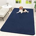 OLANLY Dog Door Mat for Muddy Paws 70x46, Super Absorbent Chenille Mud Mat