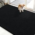 OLANLY Dog Door Mat for Muddy Paws 48x30, Super Absorbent Chenille Mud Mat