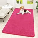 OLANLY Dog Door Mat for Muddy Paws 59x32, Super Absorbent Chenille Mud Mat