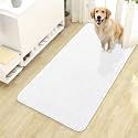 OLANLY Dog Door Mat for Muddy Paws 44x24, Super Absorbent Chenille Mud Mat