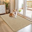 OLANLY Dog Door Mat for Muddy Paws 45x27, Super Absorbent Chenille Mud Mat