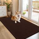 OLANLY Dog Door Mat for Muddy Paws 54x32, Super Absorbent Chenille Mud Mat