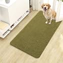 OLANLY Dog Door Mat for Muddy Paws 40x24, Super Absorbent Chenille Mud Mat