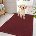 OLANLY Dog Door Mat for Muddy Paws 44x32, Super Absorbent Chenille Mud Mat