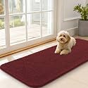 OLANLY Dog Door Mat for Muddy Paws 47x20, Super Absorbent Chenille Mud Mat