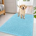 OLANLY Dog Door Mat for Muddy Paws 44x32, Super Absorbent Chenille Mud Mat