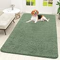 OLANLY Dog Door Mat for Muddy Paws 59x35, Super Absorbent Chenille Mud Mat