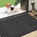 OLANLY Dog Door Mat for Muddy Paws 47x32, Super Absorbent Chenille Mud Mat