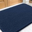 OLANLY Dog Door Mat for Muddy Paws 32x20, Super Absorbent Chenille Mud Mat
