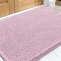 OLANLY Dog Door Mat for Muddy Paws 32x20, Super Absorbent Chenille Mud Mat