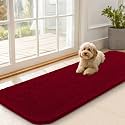OLANLY Dog Door Mat for Muddy Paws 59x20, Super Absorbent Chenille Mud Mat