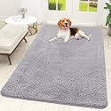 OLANLY Dog Door Mat for Muddy Paws 59x35, Super Absorbent Chenille Mud Mat