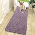 OLANLY Dog Door Mat for Muddy Paws 70x24, Super Absorbent Chenille Mud Mat